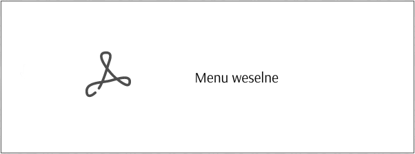 Menu weselne